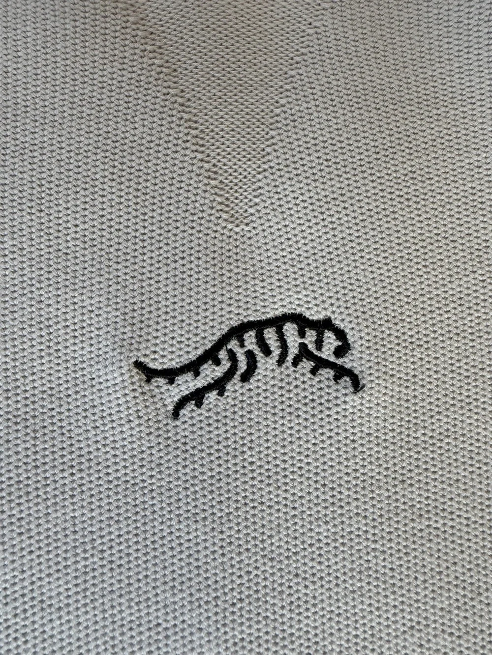 Sun Day Red Men’s Sample Cotton Longline Golf Sweater Pale Gray Size Medium EUC!